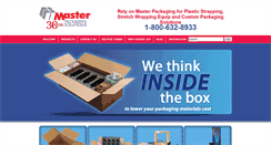 Desktop Screenshot of masterpackaging.net